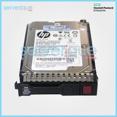 759210-S21 HP 450GB 12G SAS 15K rpm SFF 2.5-inch SC Enterprise Hard Drive